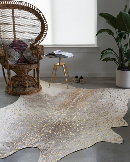 Loloi Bryce  Pewter Gold Contemporary
