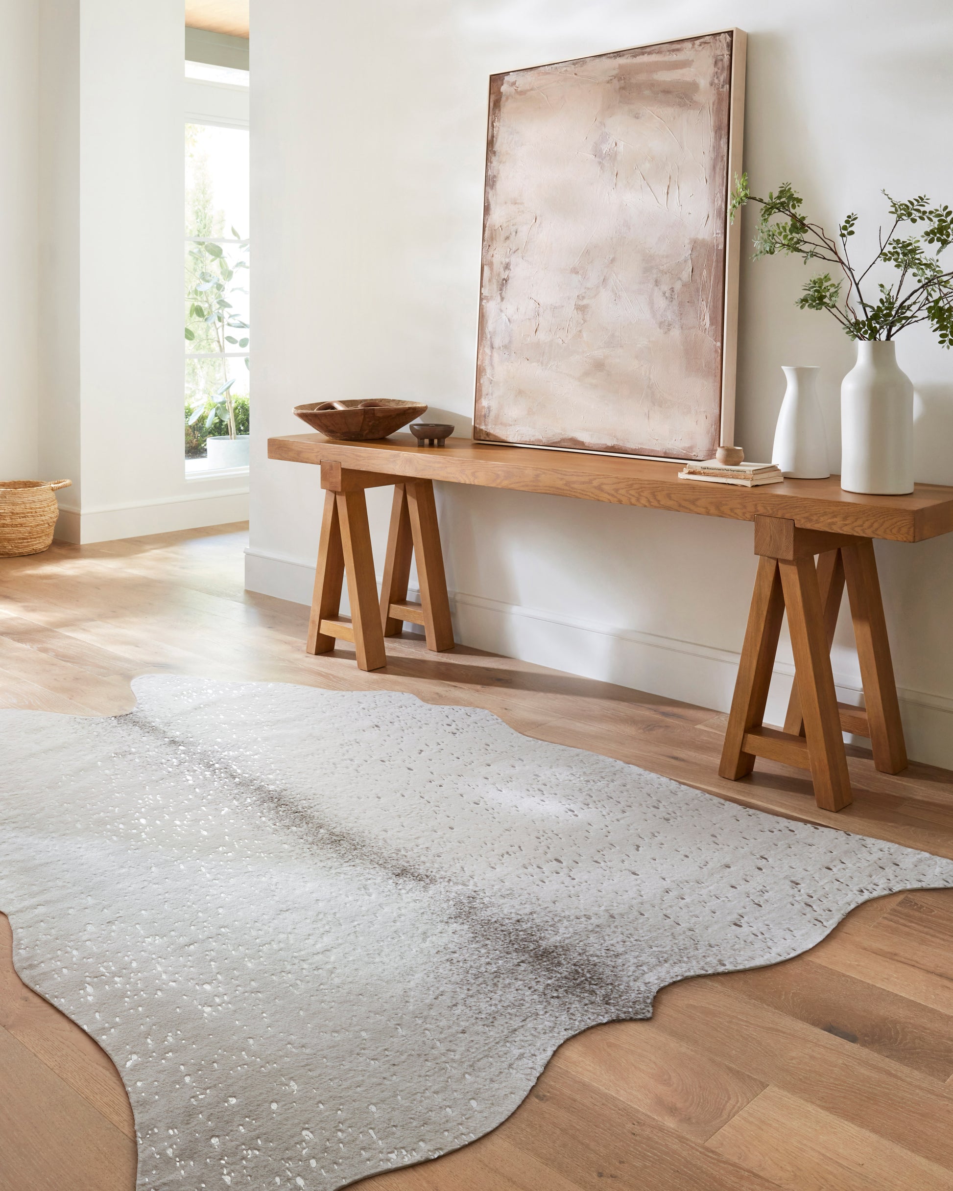 Loloi II Bryce  Stone Silver Contemporary