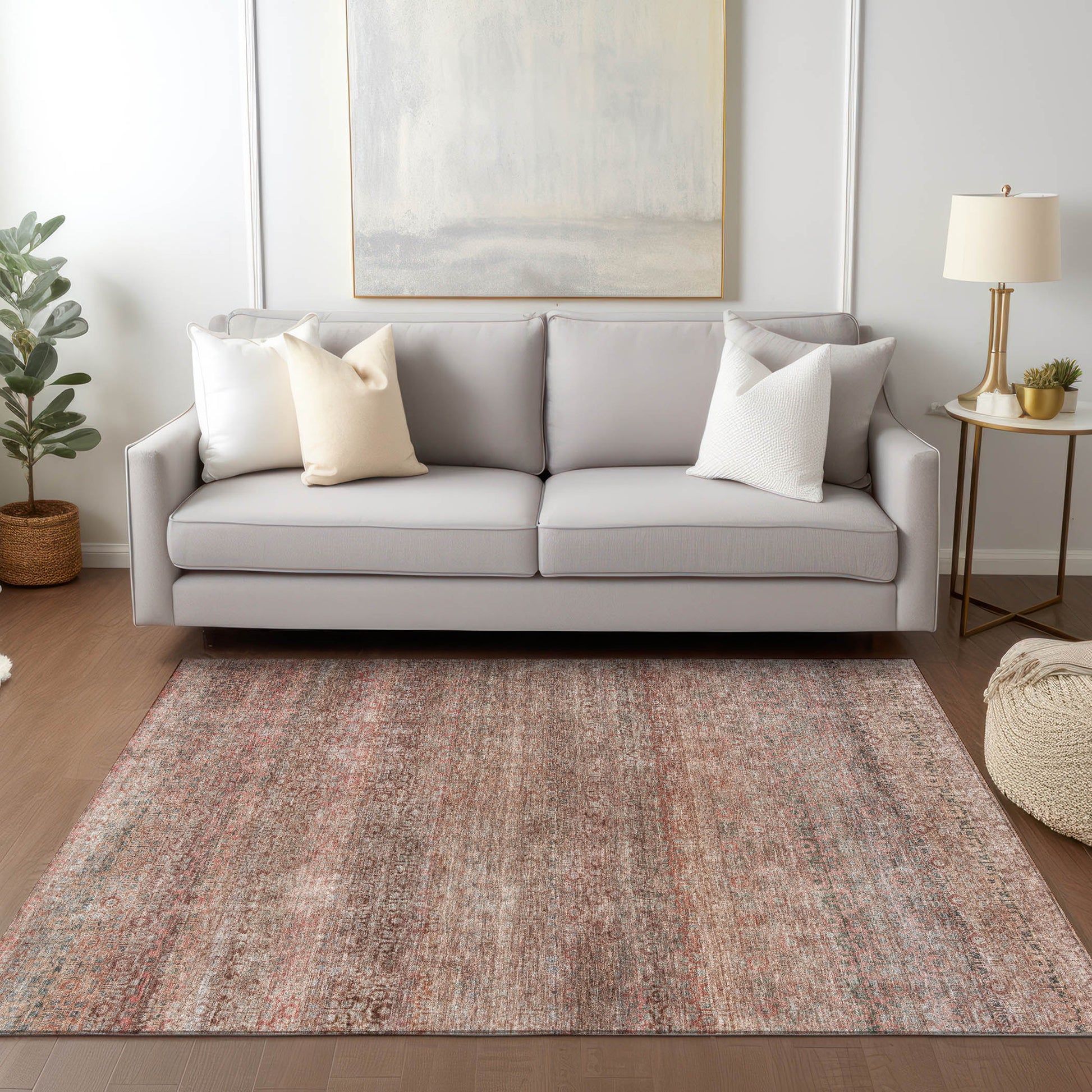 Dalyn Rugs Burano  Coral  Transitional