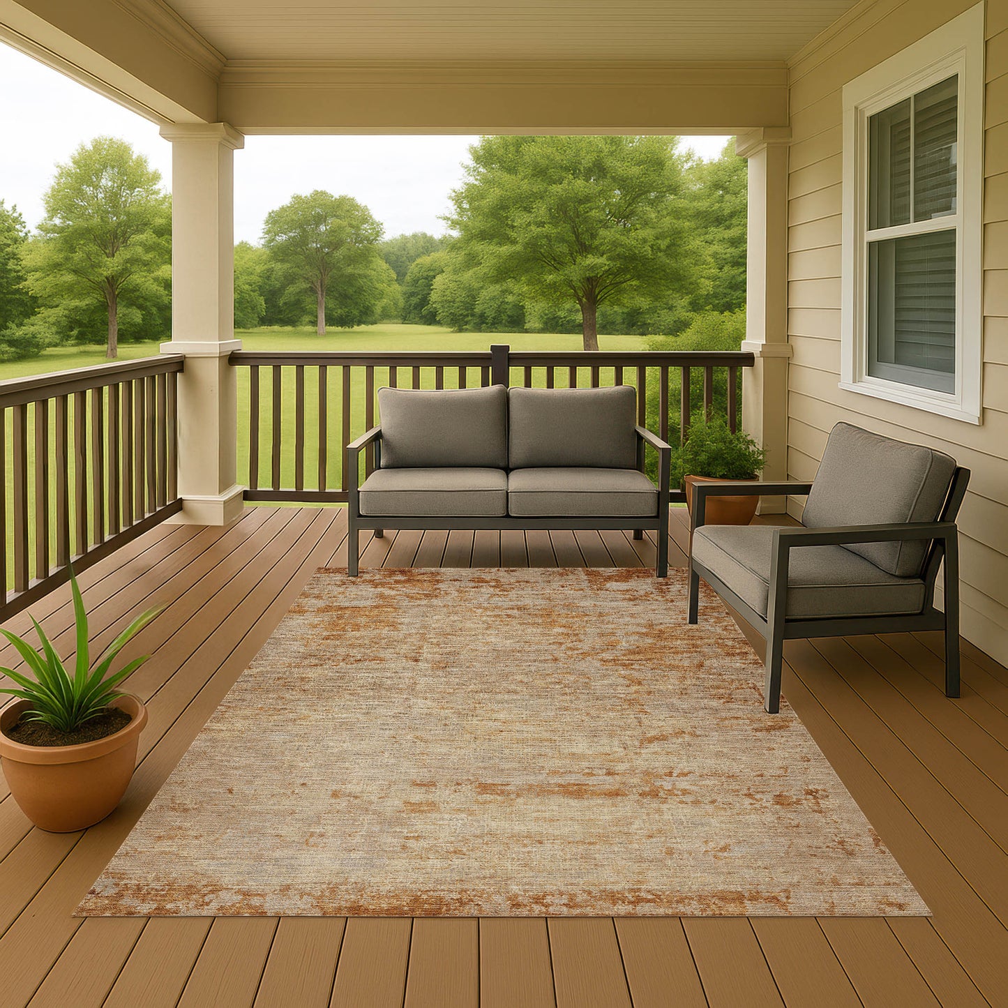 Dalyn Rugs Burano  Copper  Transitional