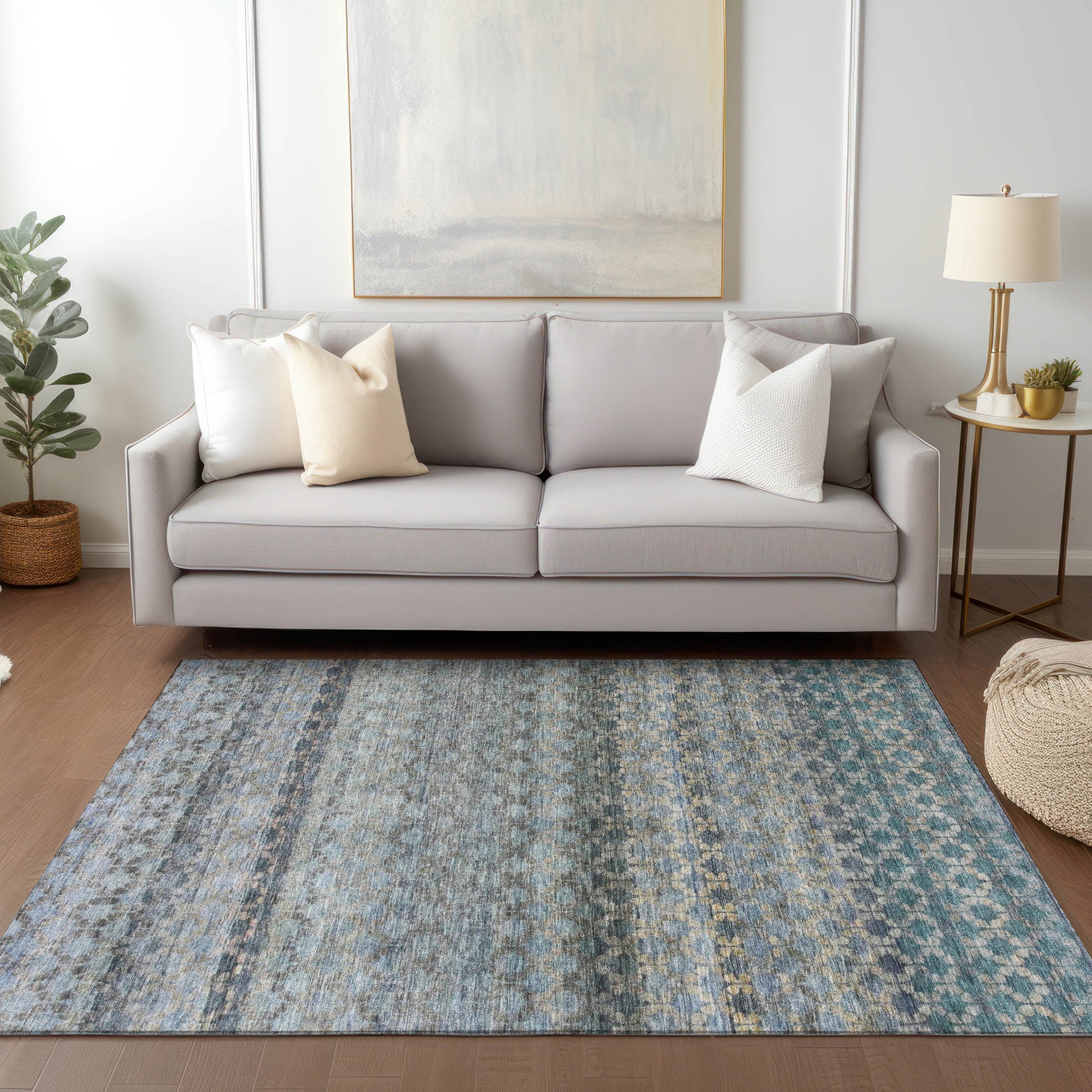 Dalyn Rugs Burano  Blue  Transitional