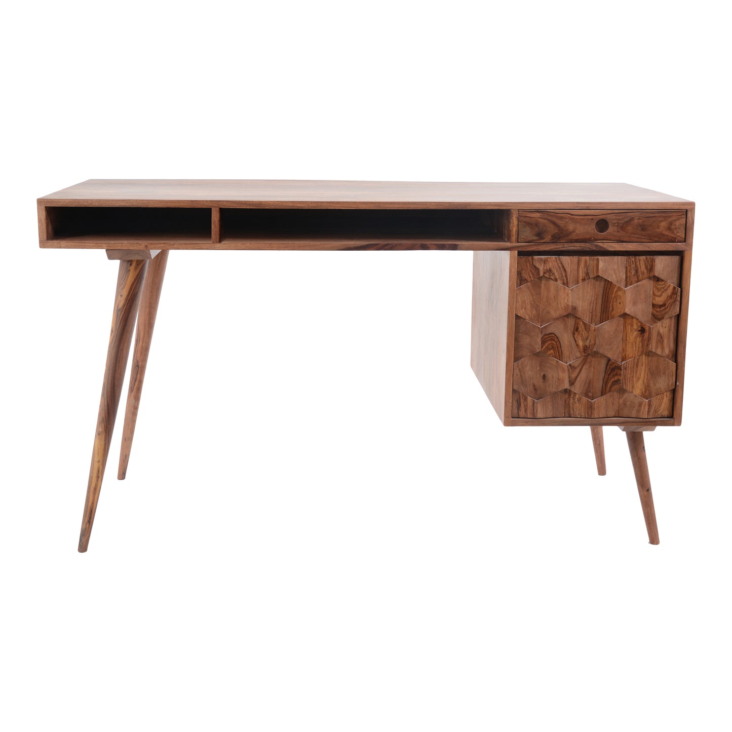 Moes Home Desks O2 Natural Mid-Century Modern Furniture