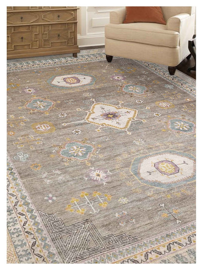 Artisan Bazaar Camel Beige Traditional Knotted Rug - Rugs - Artisan - Atlanta Designer Rugs