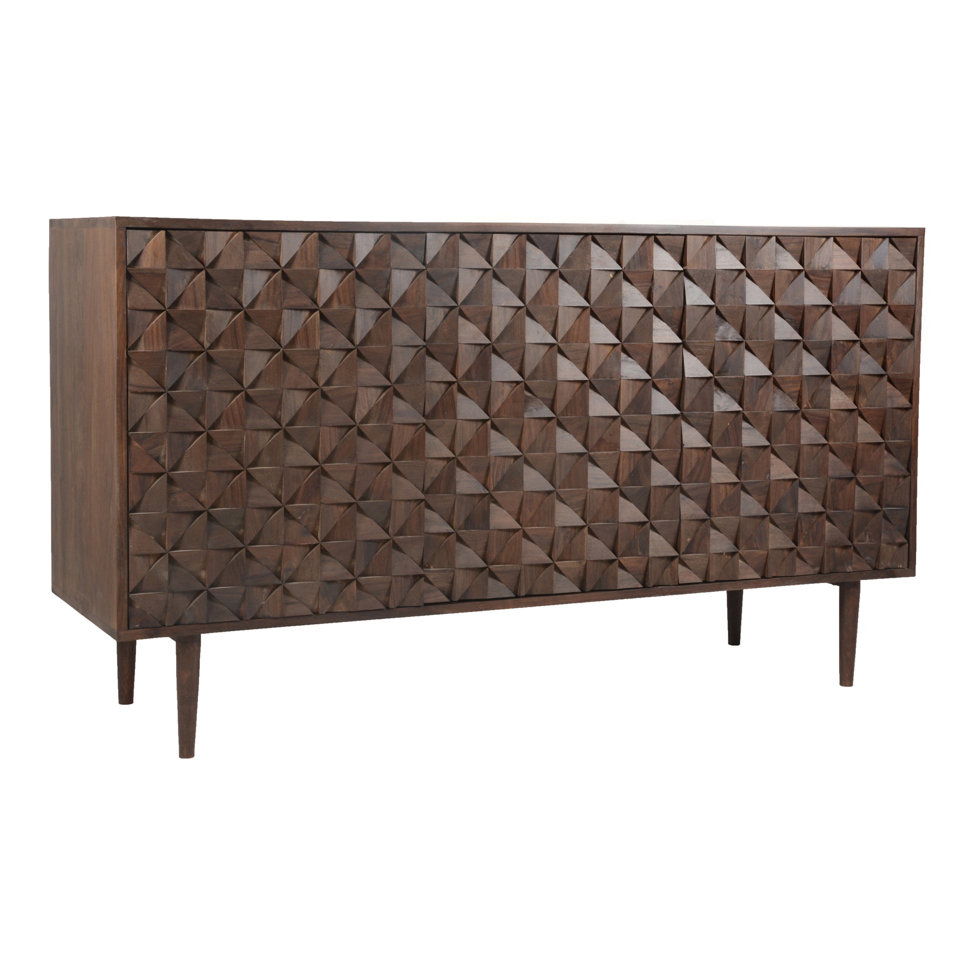 Moes Home Sideboards Pablo Brown Mid-Century Modern Furniture