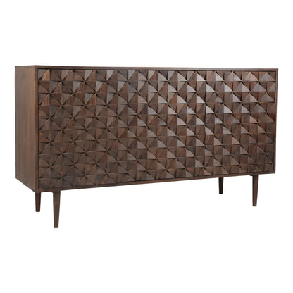 Moes Home Sideboards Pablo Brown Mid-Century Modern Furniture