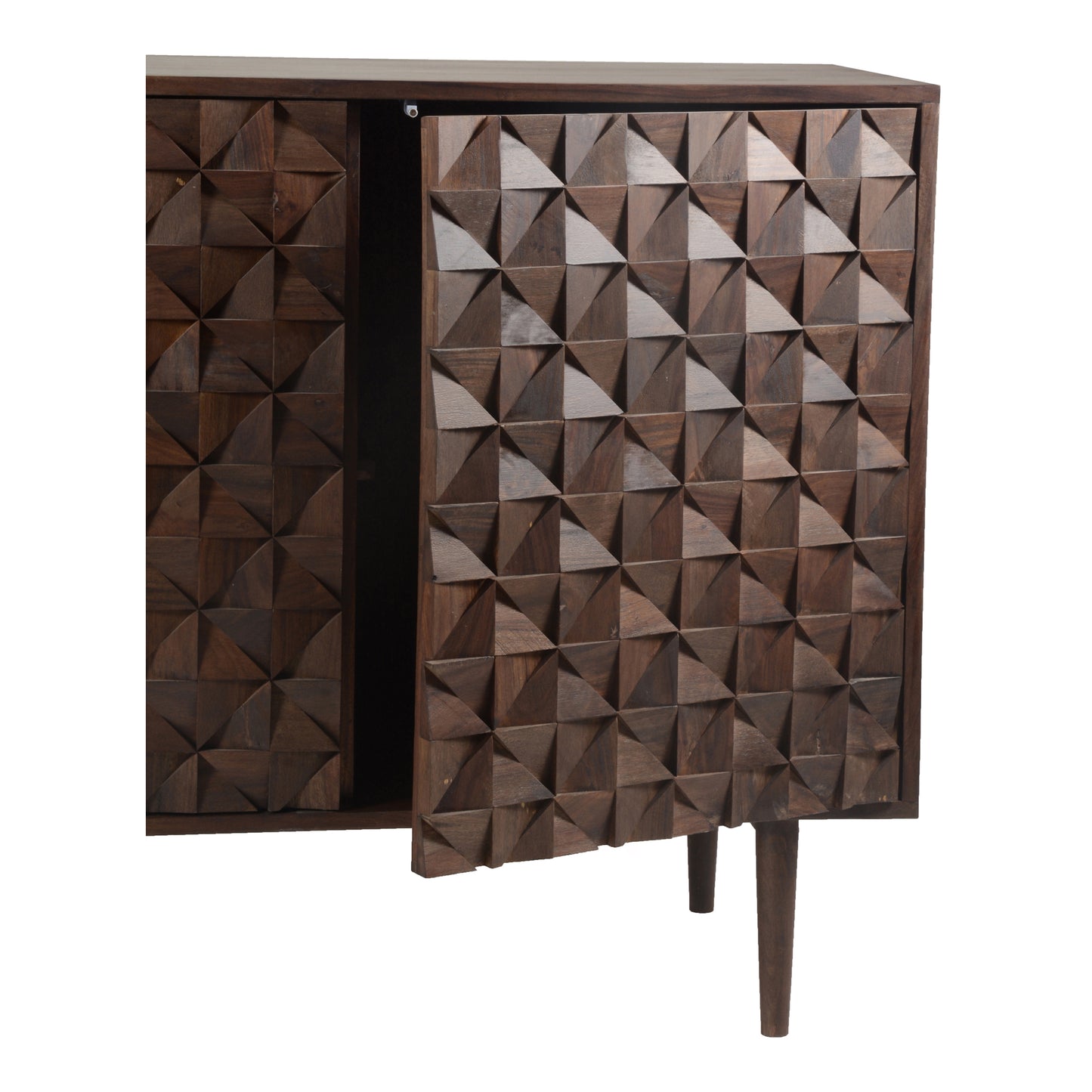 Moes Home Sideboards Pablo Brown Mid-Century Modern Furniture