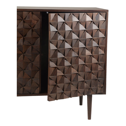 Moes Home Sideboards Pablo Brown Mid-Century Modern Furniture