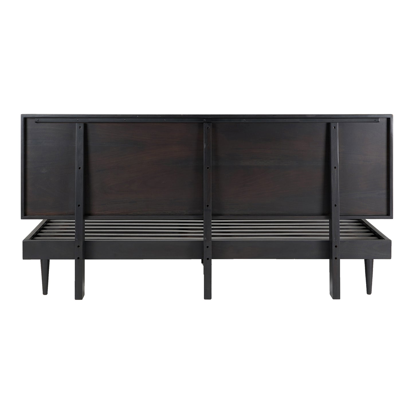 Moes Home Beds Pablo Black Mid-Century Modern Furniture