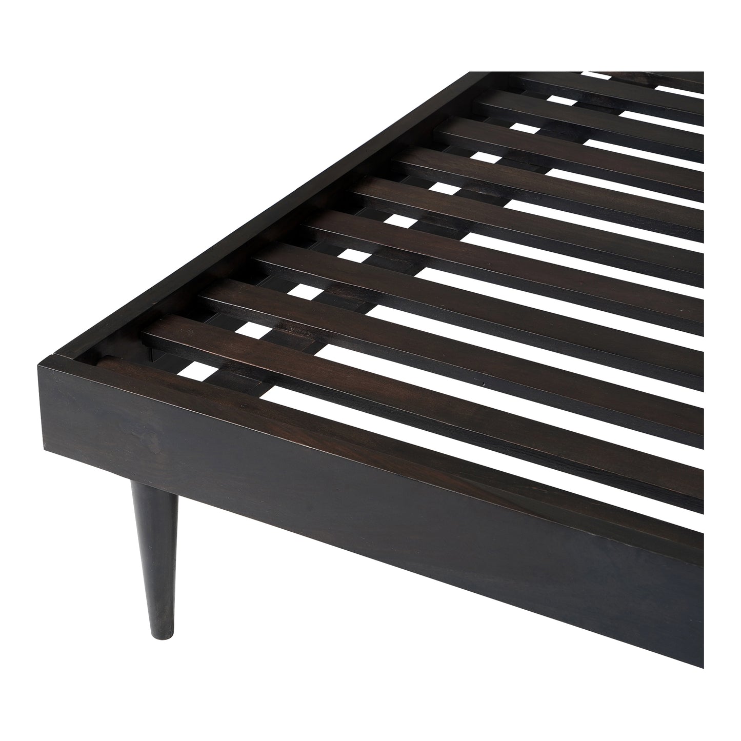 Moes Home Beds Pablo Black Mid-Century Modern Furniture