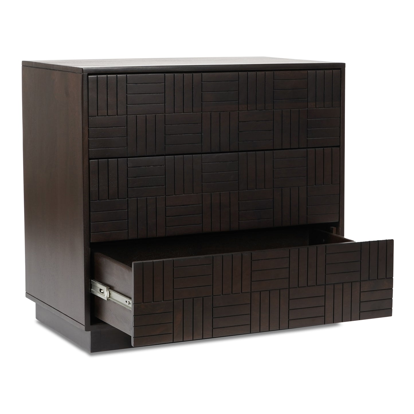Moes Home Dressers Denman Brown Mid-Century Modern Furniture