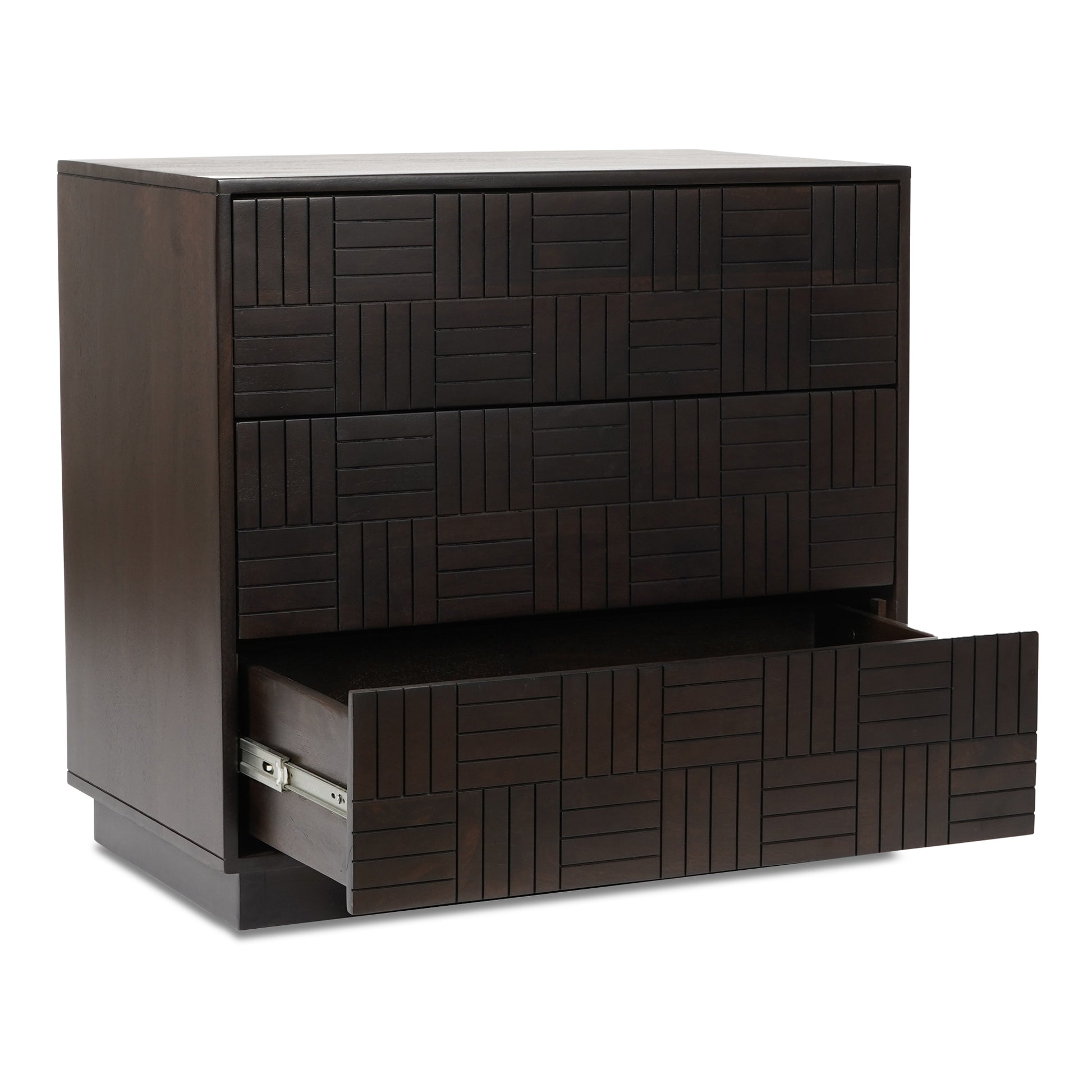 Moes Home Dressers Denman Brown Mid-Century Modern Furniture