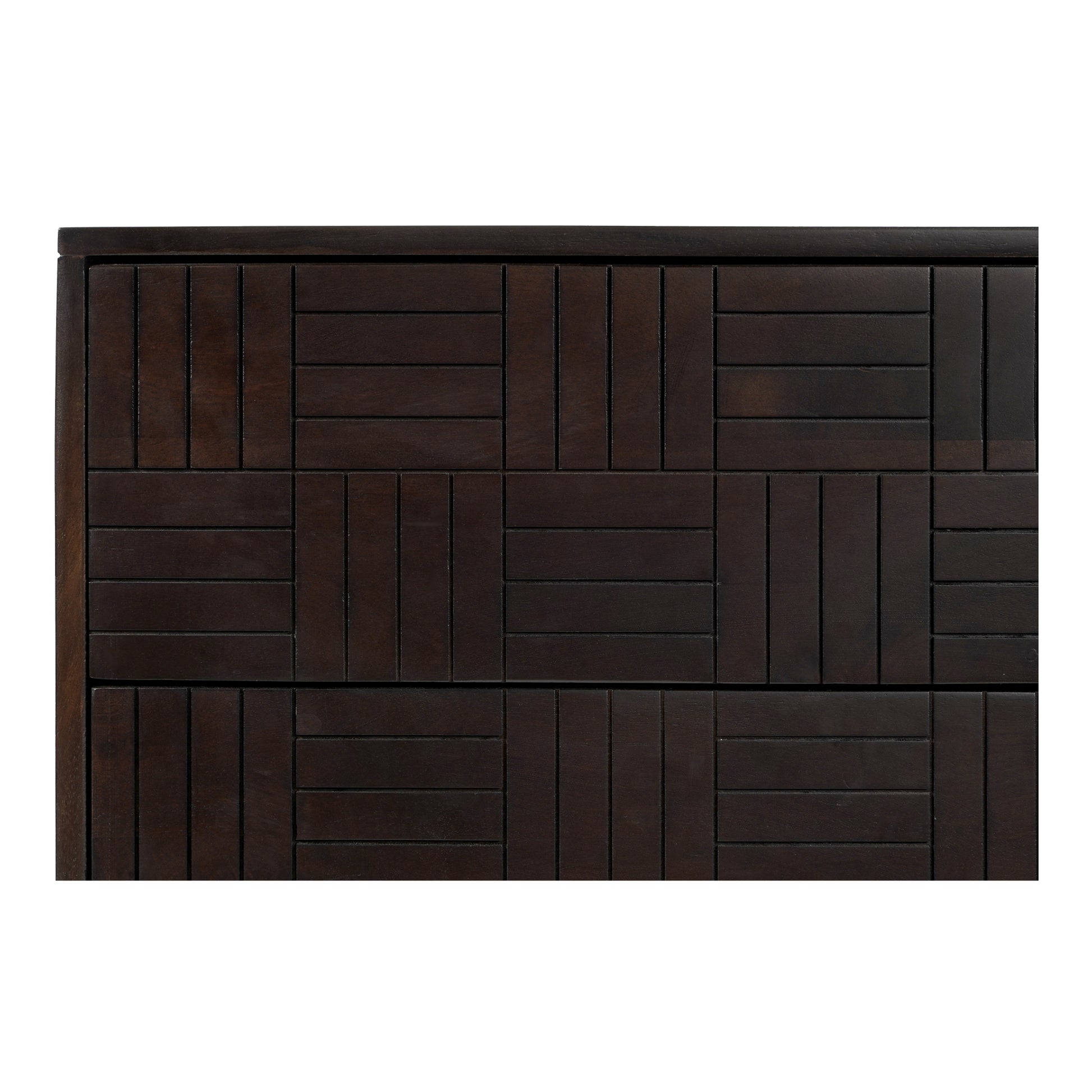 Moes Home Dressers Denman Brown Mid-Century Modern Furniture
