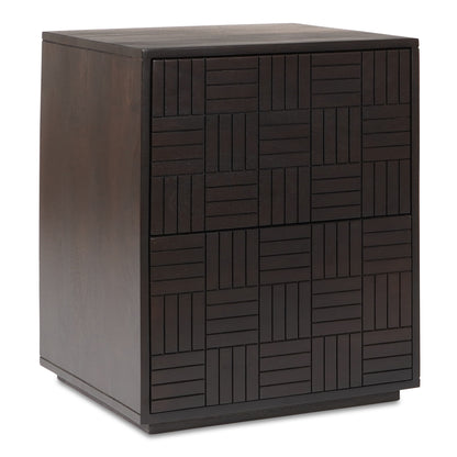Moes Home Nightstands Denman Brown Mid-Century Modern Furniture