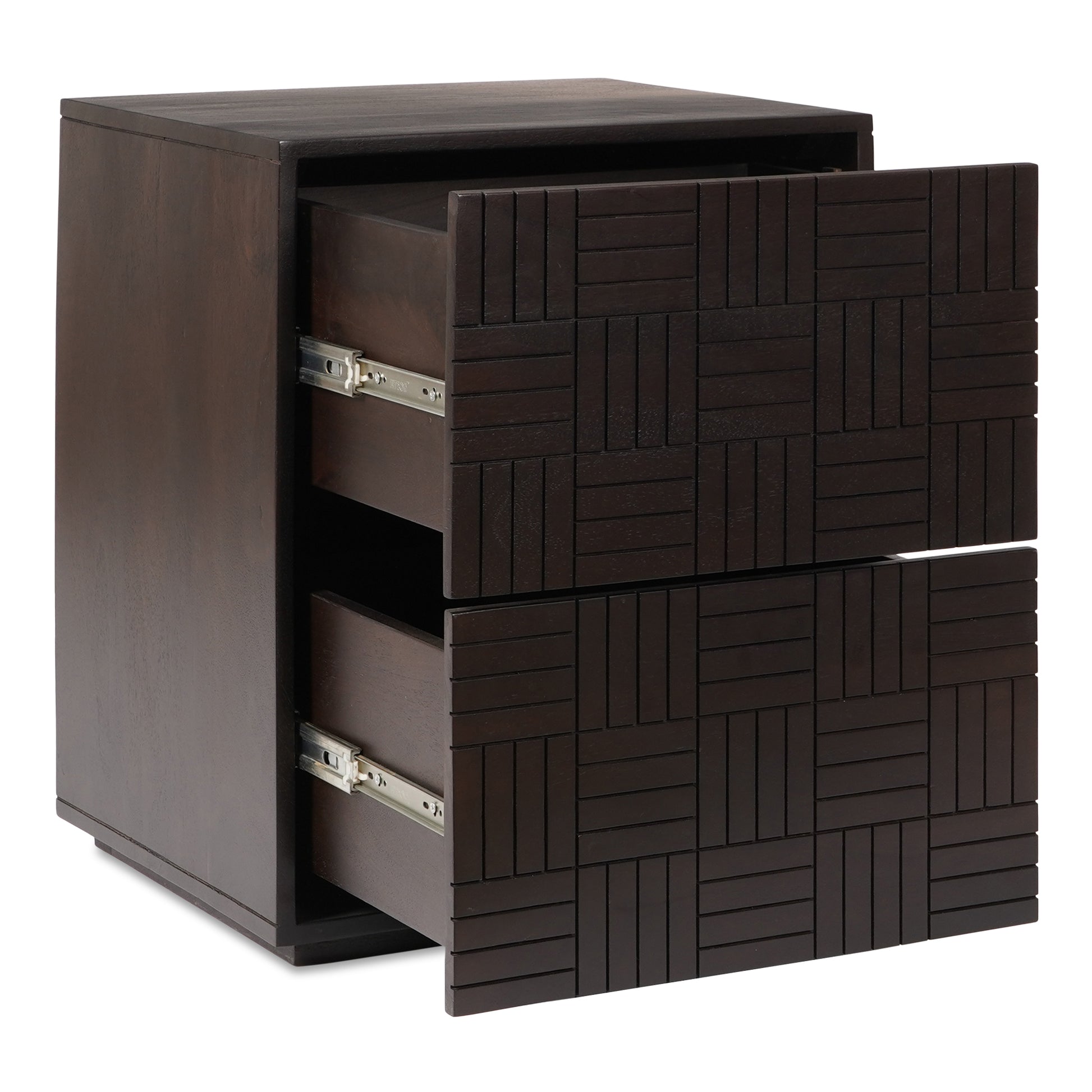 Moes Home Nightstands Denman Brown Mid-Century Modern Furniture