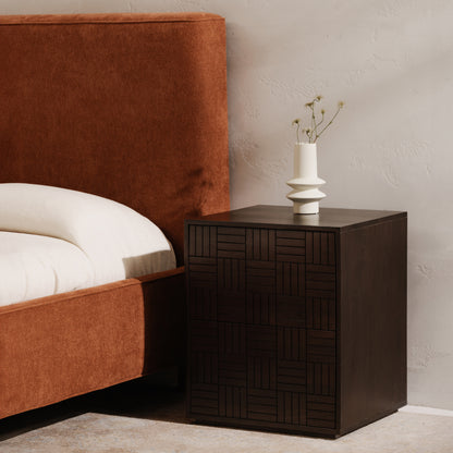 Moes Home Nightstands Denman Brown Mid-Century Modern Furniture