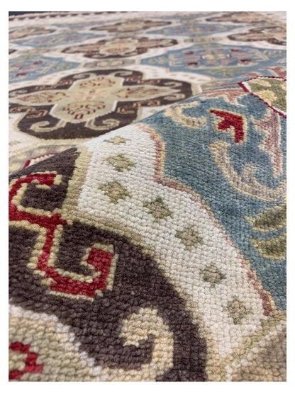 Artisan Cameron Charcoal Ivory Traditional Knotted Rug - Rugs - Artisan - Atlanta Designer Rugs