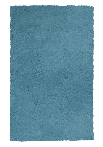 Kas Bliss 1577 Highlighter Blue Casual Machine Made Rug