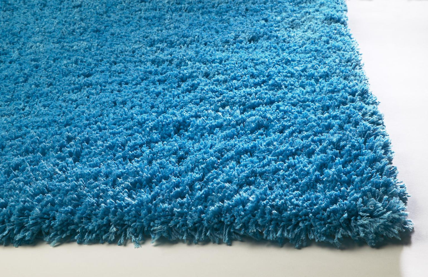 Kas Bliss 1577 Highlighter Blue Casual Machine Made Rug