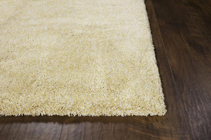 Kas Bliss 1586 Yellow Heather Casual Machine Made Rug