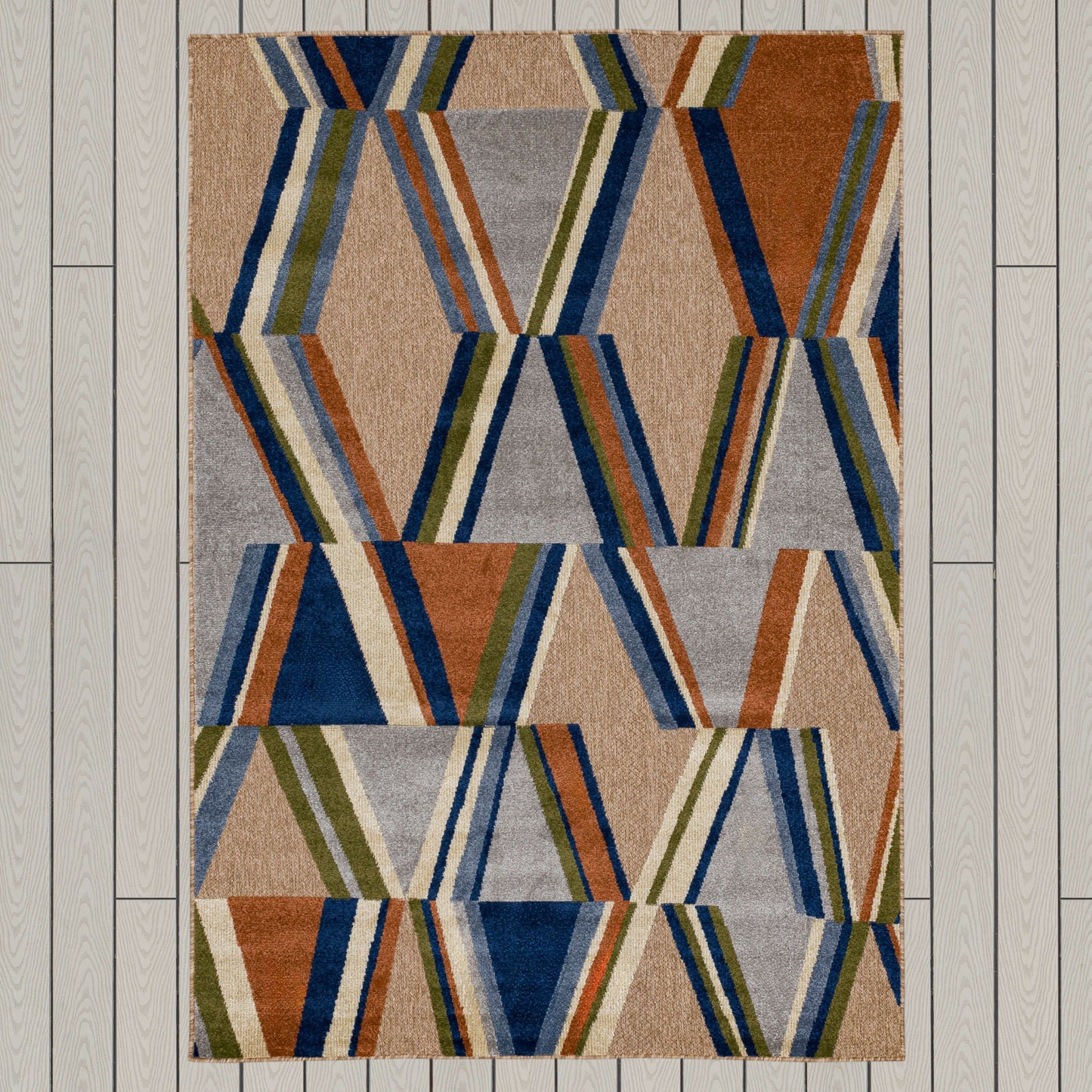 Karastan Cabana  Multi  Modern/Contemporary