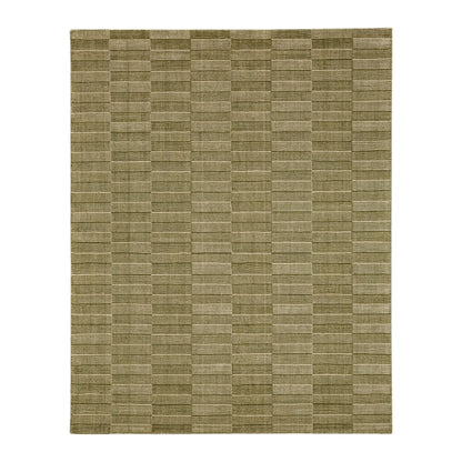 Bobby Berk Broken Stripe By Bobby Berk  Moss  Modern/Contemporary