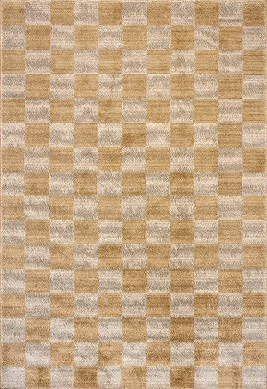 Chris Loves Julia x Loloi Calvin  Apricot Ivory Contemporary