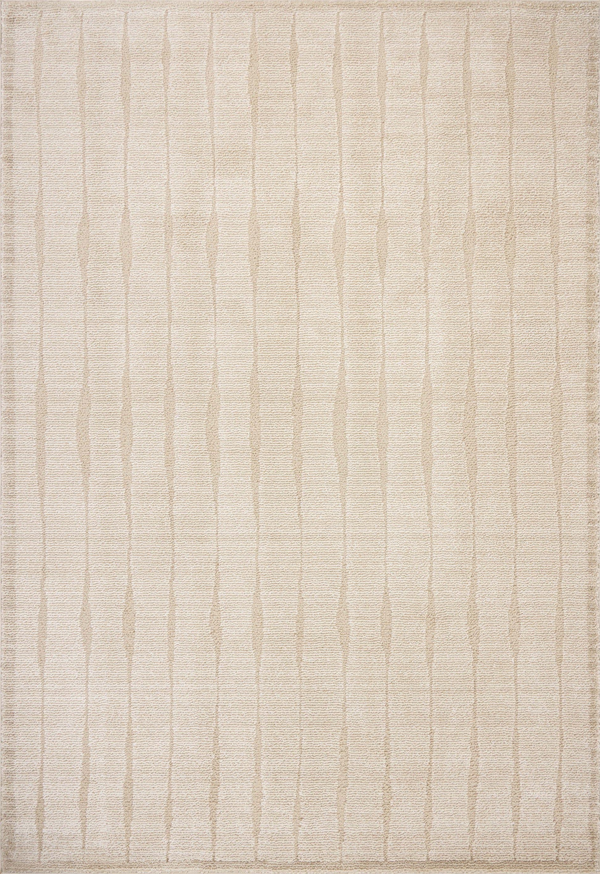 Chris Loves Julia x Loloi Calvin  Ivory Oatmeal Contemporary