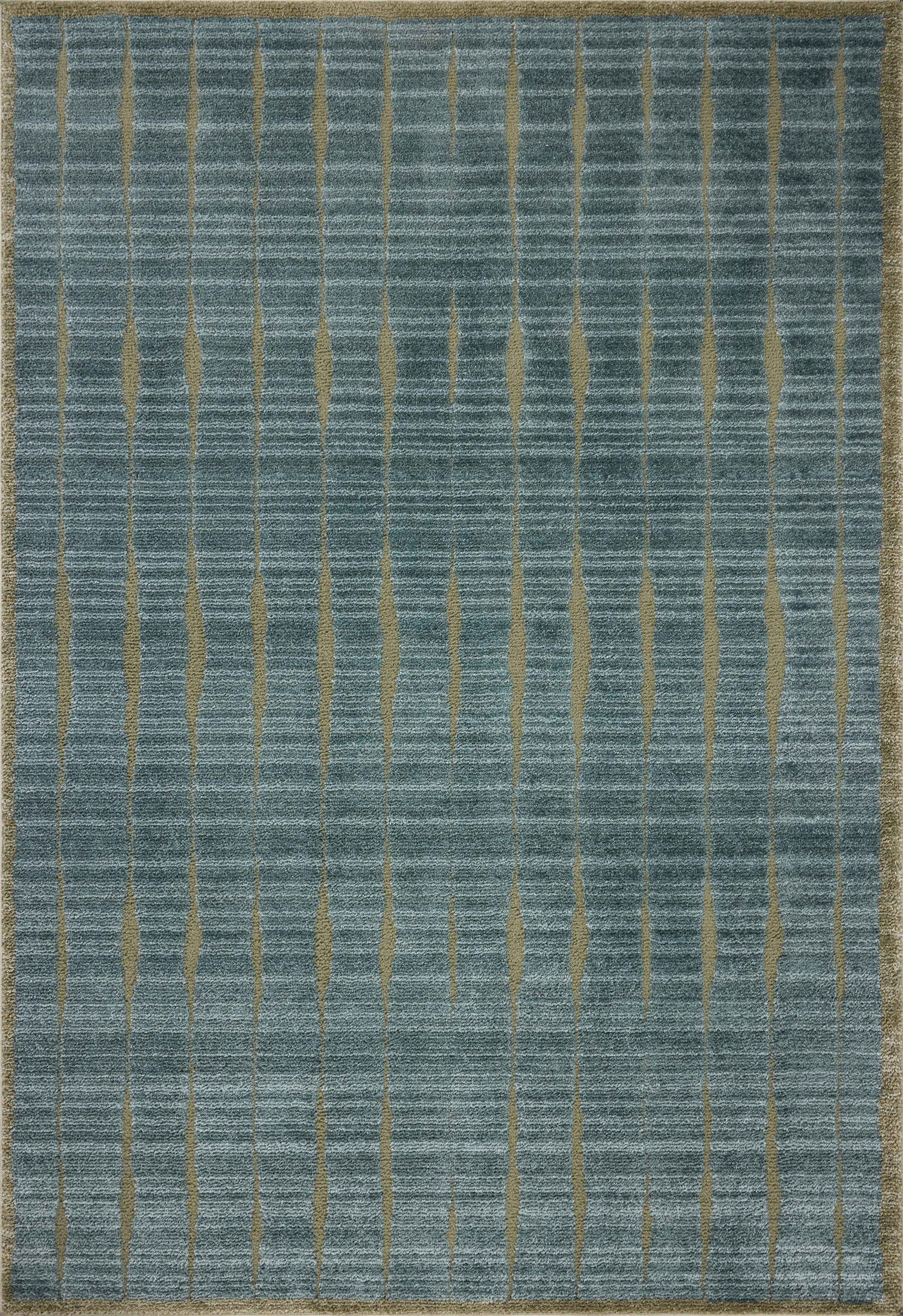 Chris Loves Julia x Loloi Calvin  Ocean Olive Contemporary