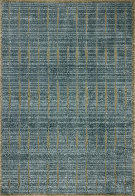 Chris Loves Julia x Loloi Calvin  Ocean Olive Contemporary