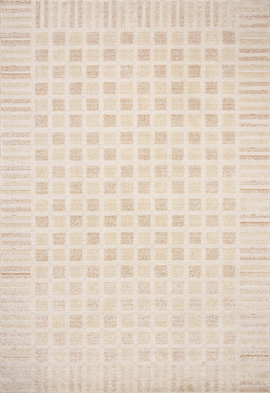 Chris Loves Julia x Loloi Calvin  Bone Natural Contemporary