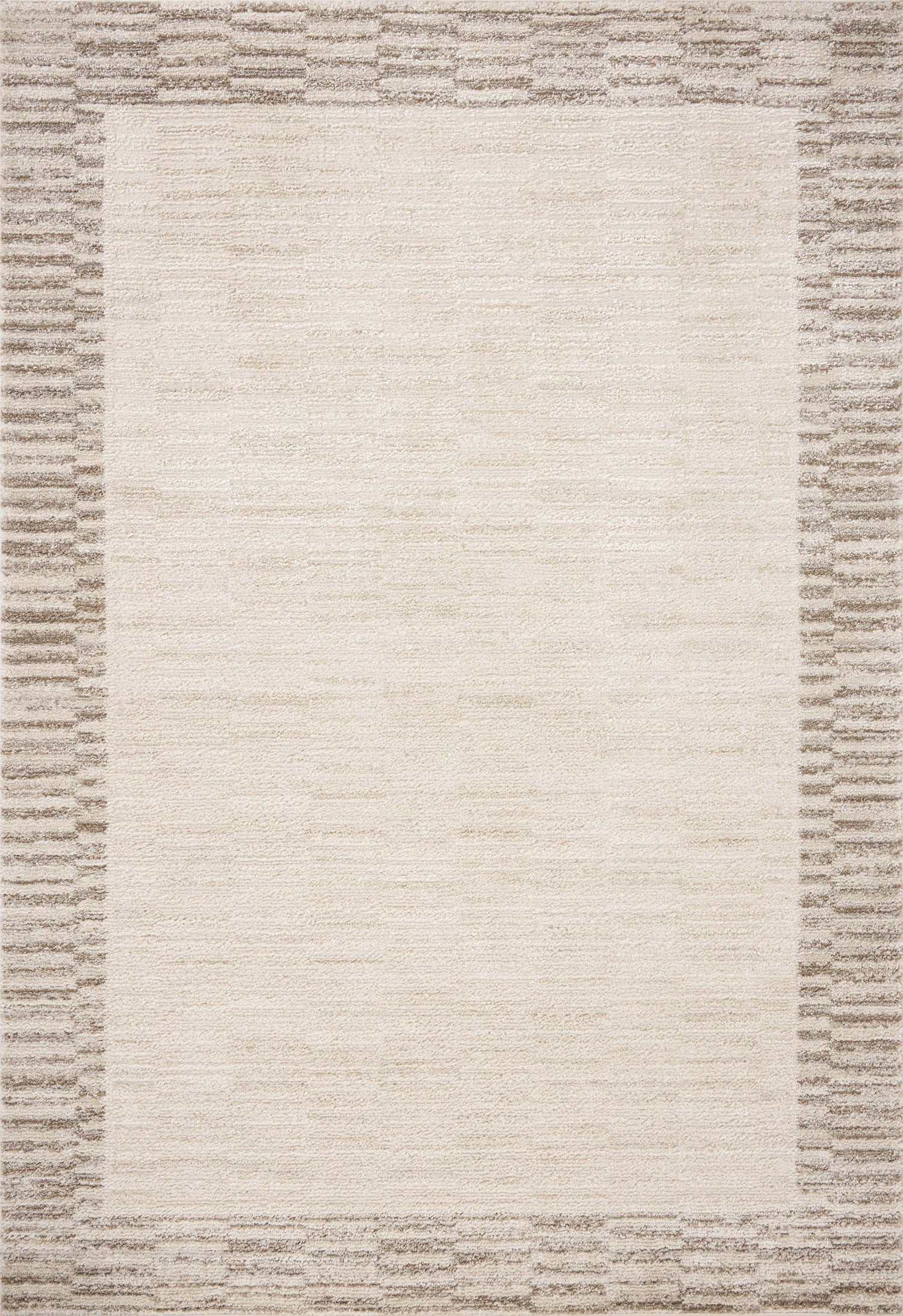 Chris Loves Julia x Loloi Calvin  Ivory Pebble Contemporary