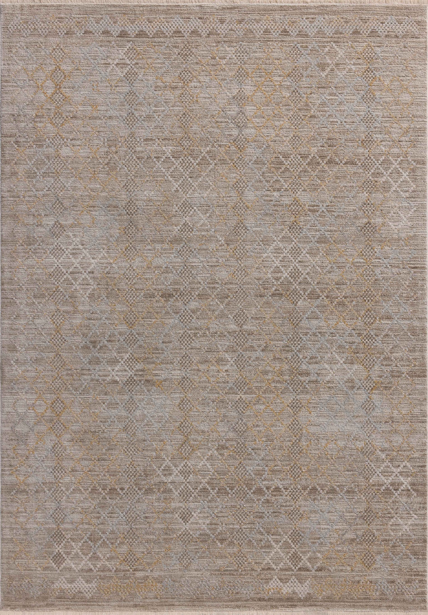 Amber Lewis x Loloi Cali  Taupe Multi Contemporary