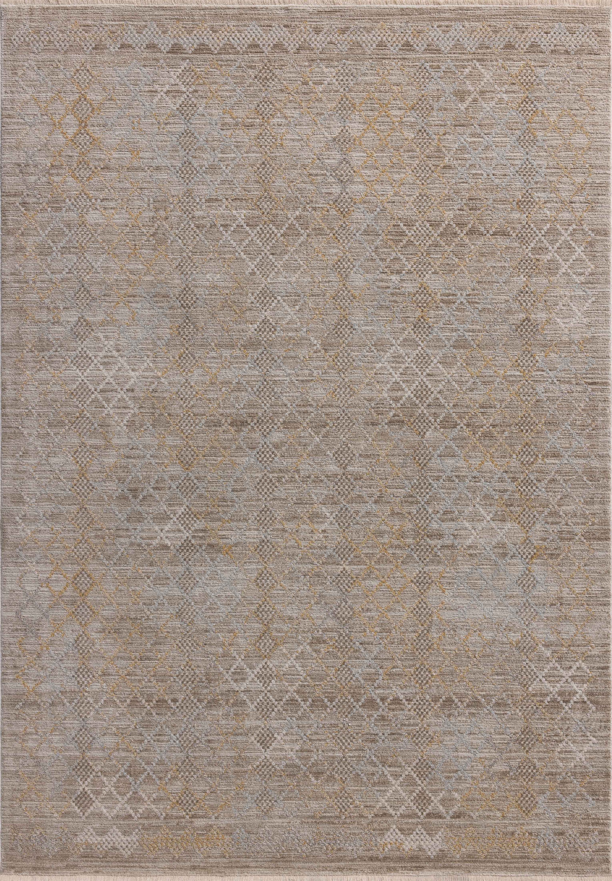 Amber Lewis x Loloi Cali  Taupe Multi Contemporary