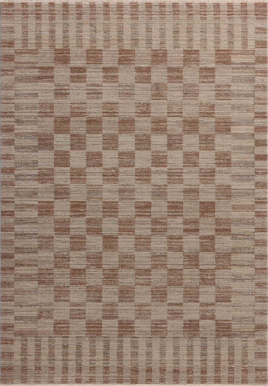 Amber Lewis x Loloi Cali  Brick Natural Contemporary