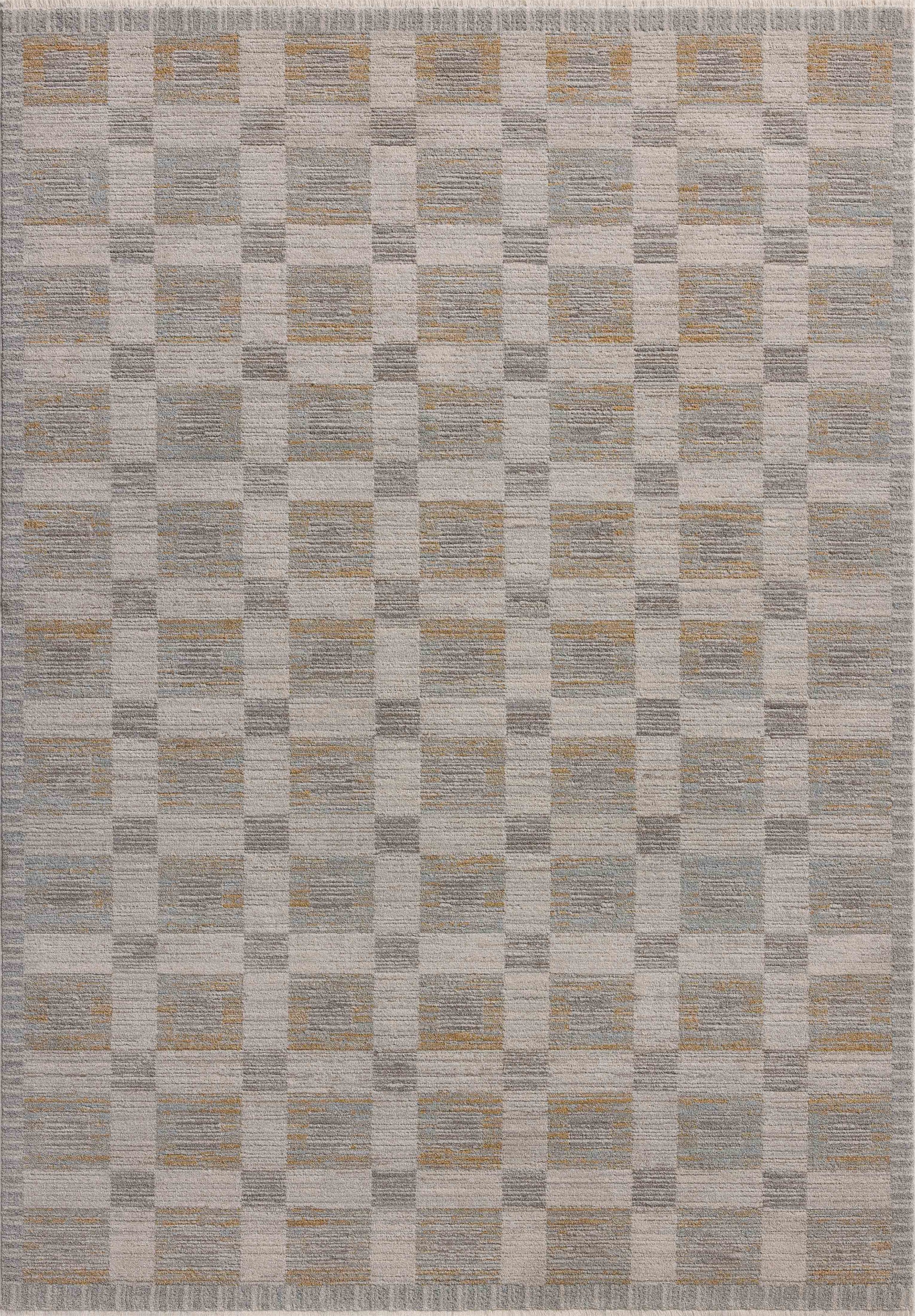 Amber Lewis x Loloi Cali  Mist Wheat Contemporary