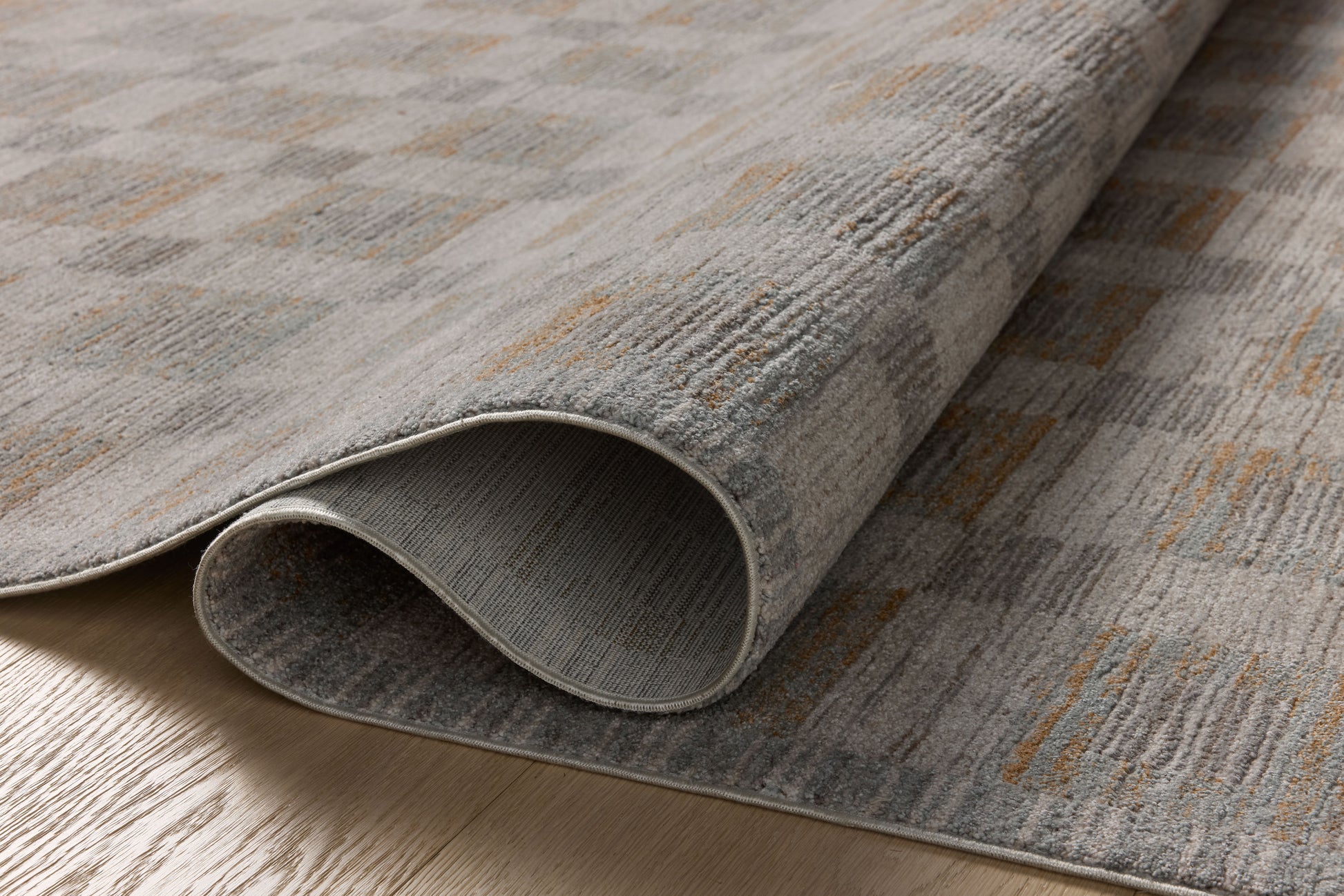 Amber Lewis x Loloi Cali  Mist Wheat Contemporary