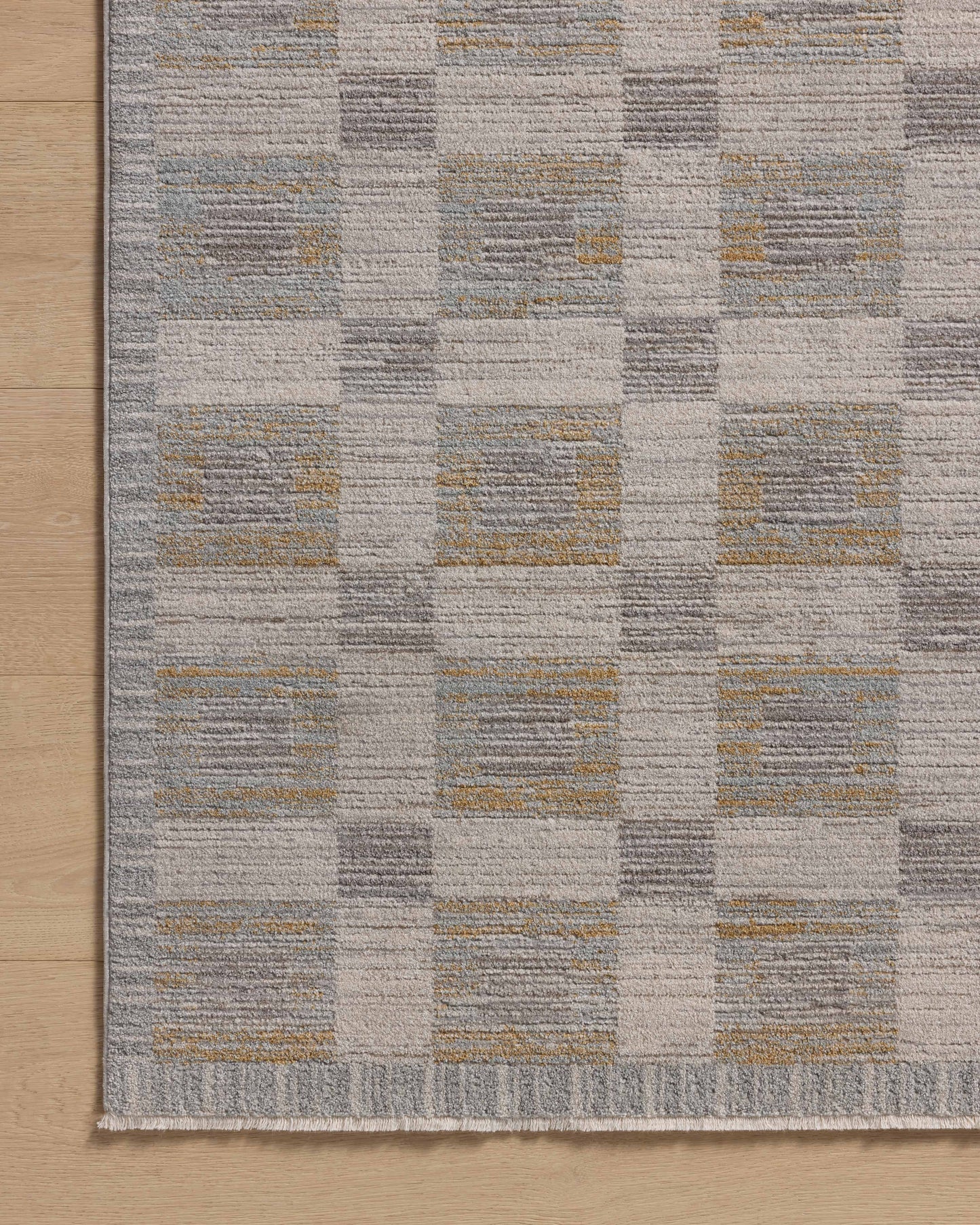 Amber Lewis x Loloi Cali  Mist Wheat Contemporary