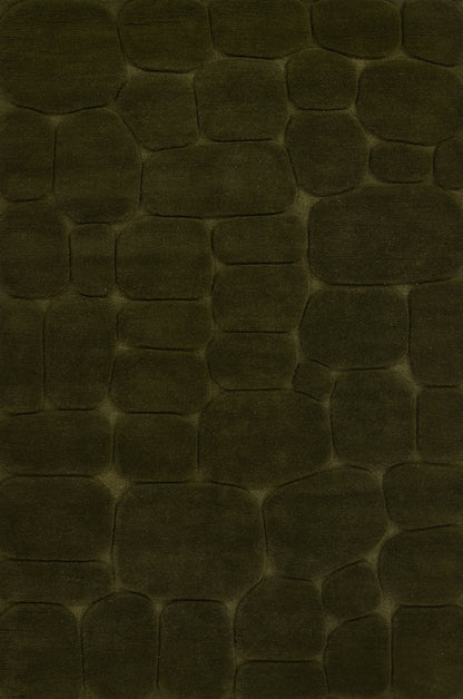 Momeni Canyon  Green  Contemporary