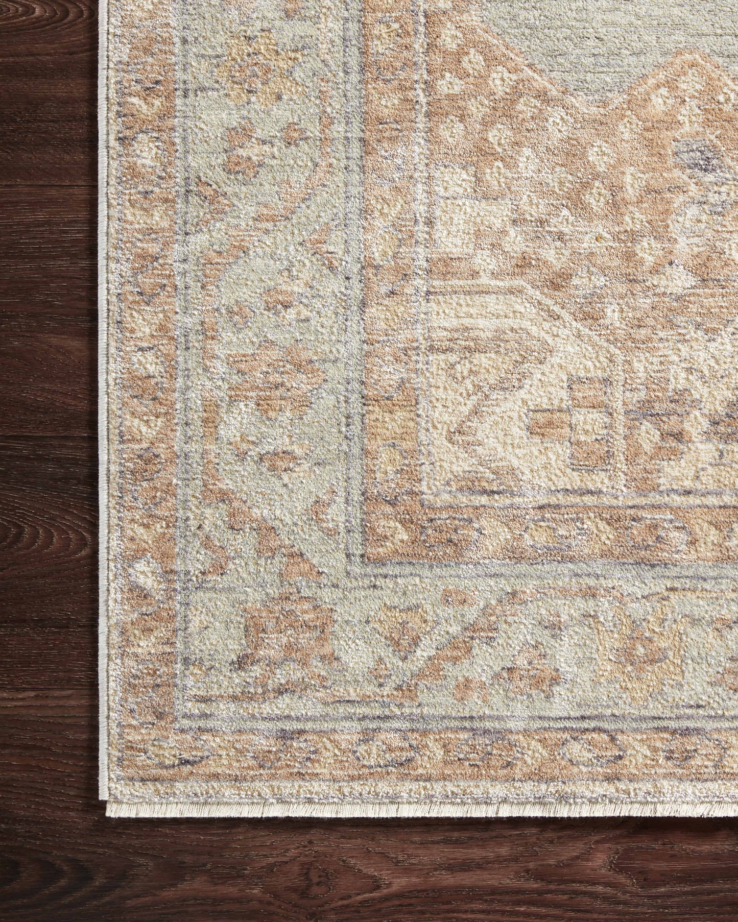 Magnolia Home by Joanna Gaines x Loloi Carlisle  Seafoam Taupe Traditional