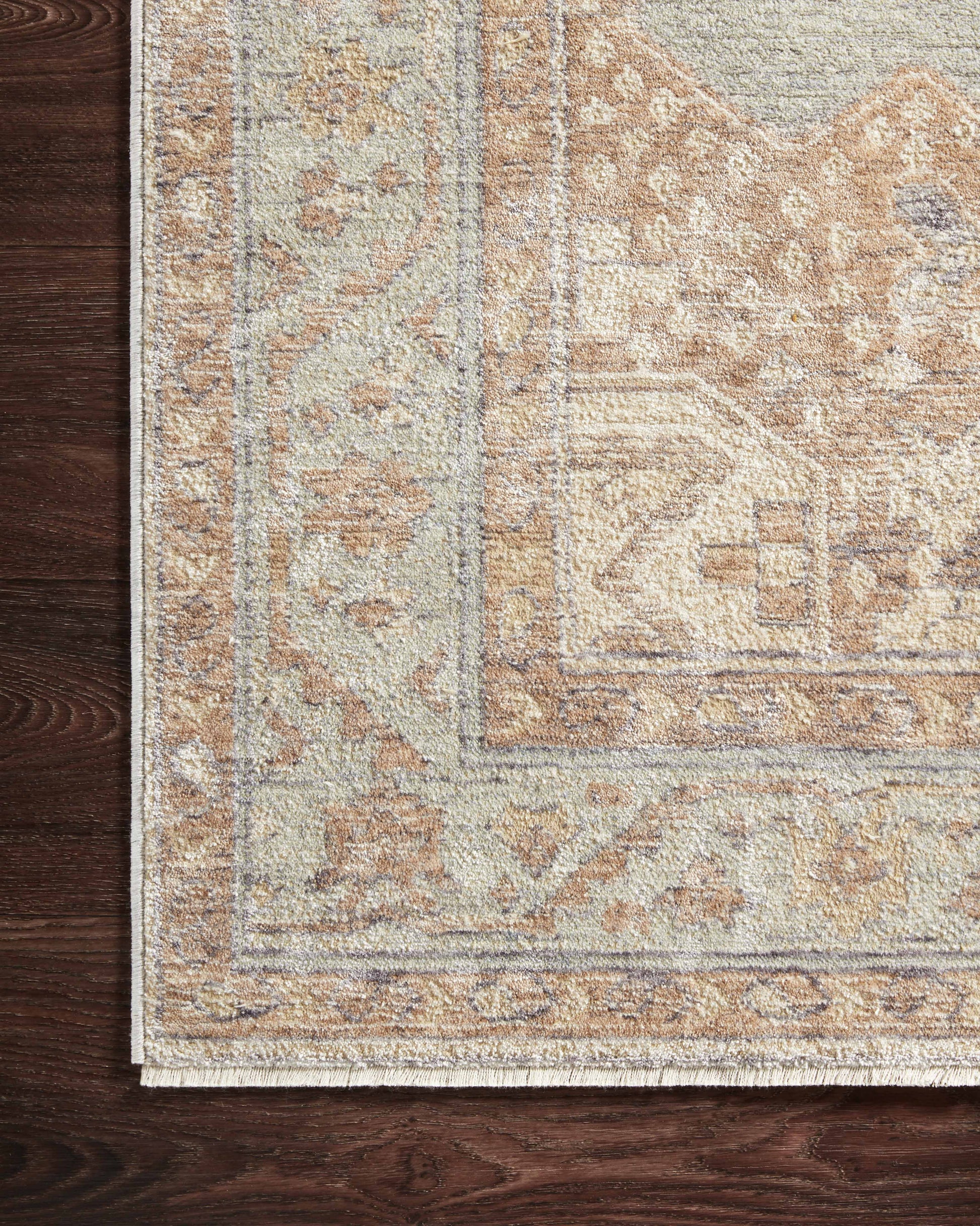 Magnolia Home by Joanna Gaines x Loloi Carlisle  Seafoam Taupe Traditional