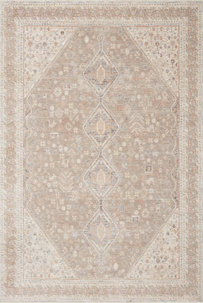 Magnolia Home by Joanna Gaines x Loloi Carlisle  Taupe Ivory Traditional