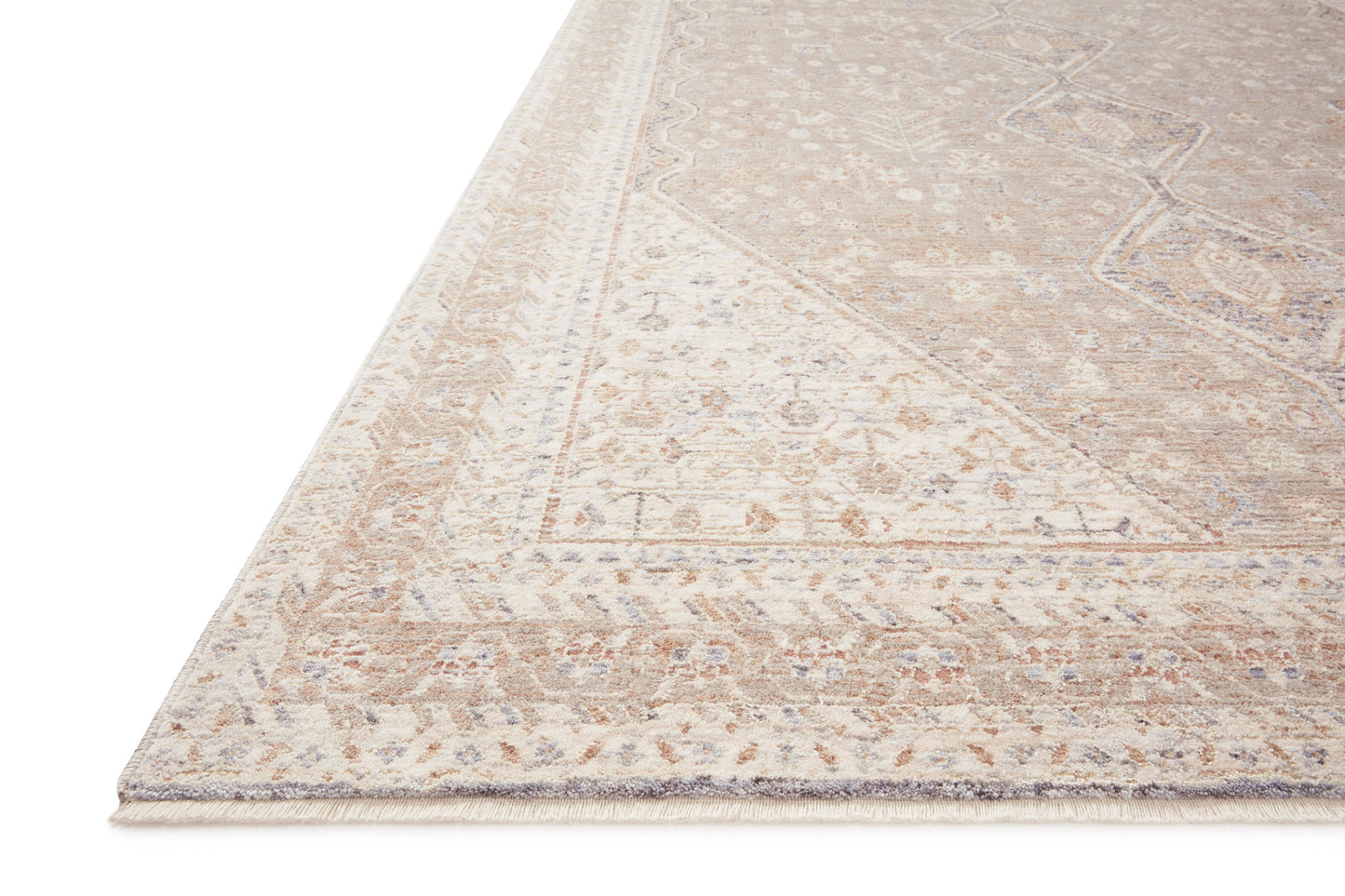 Magnolia Home by Joanna Gaines x Loloi Carlisle  Taupe Ivory Traditional