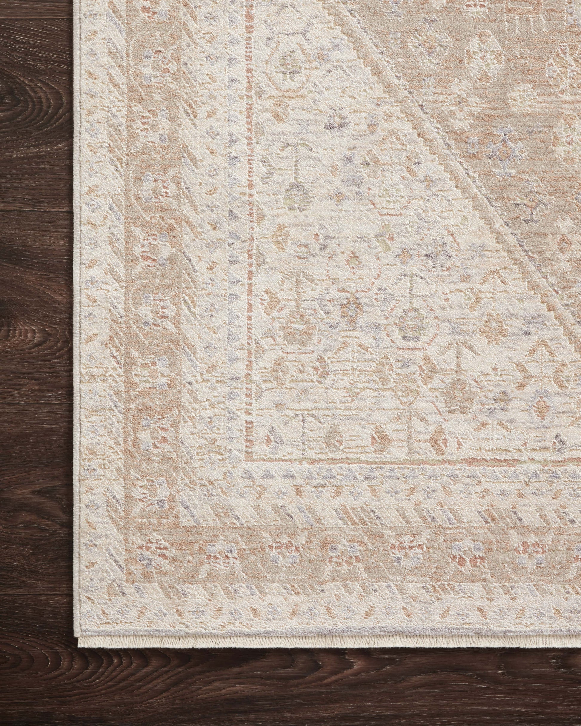 Magnolia Home by Joanna Gaines x Loloi Carlisle  Taupe Ivory Traditional