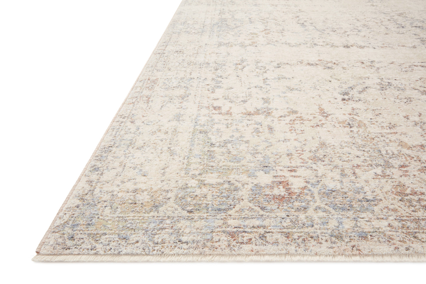 Magnolia Home by Joanna Gaines x Loloi Carlisle  Ivory Multi Traditional