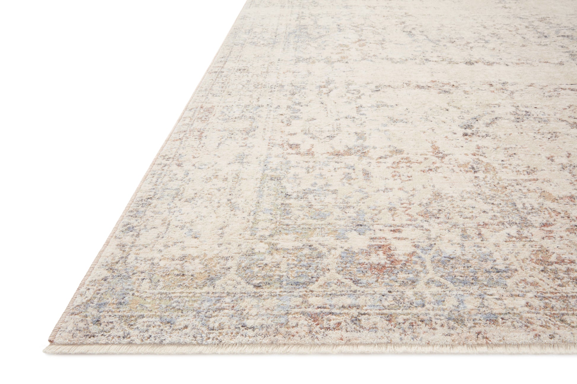 Magnolia Home by Joanna Gaines x Loloi Carlisle  Ivory Multi Traditional