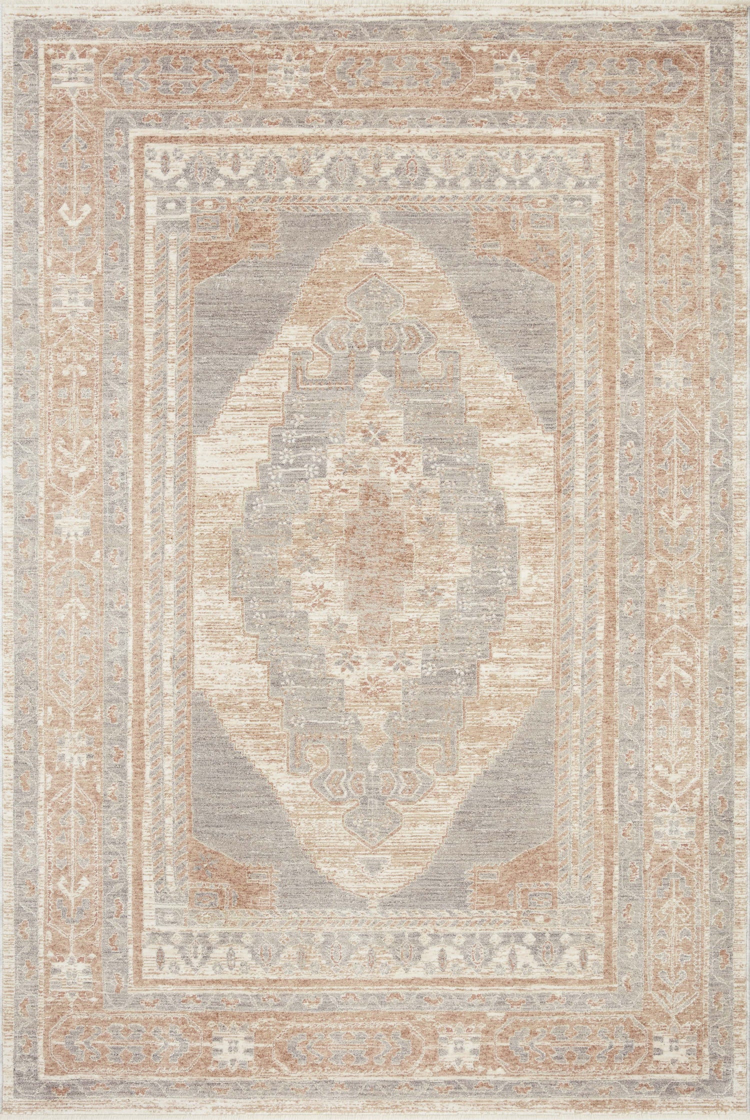 Magnolia Home by Joanna Gaines x Loloi Carlisle  Slate Taupe Traditional