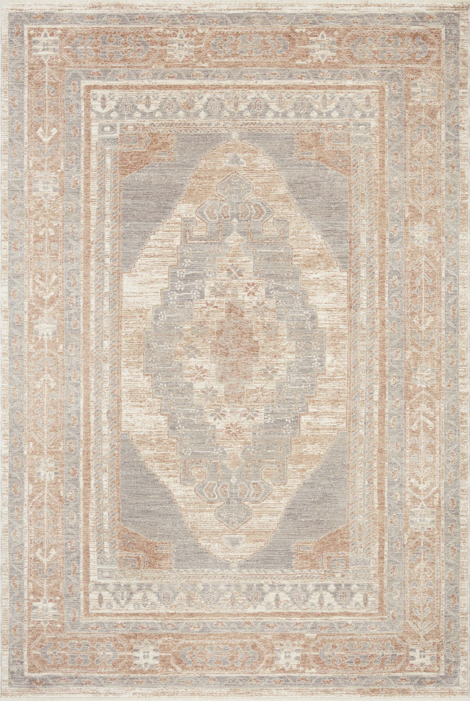 Magnolia Home by Joanna Gaines x Loloi Carlisle  Slate Taupe Traditional