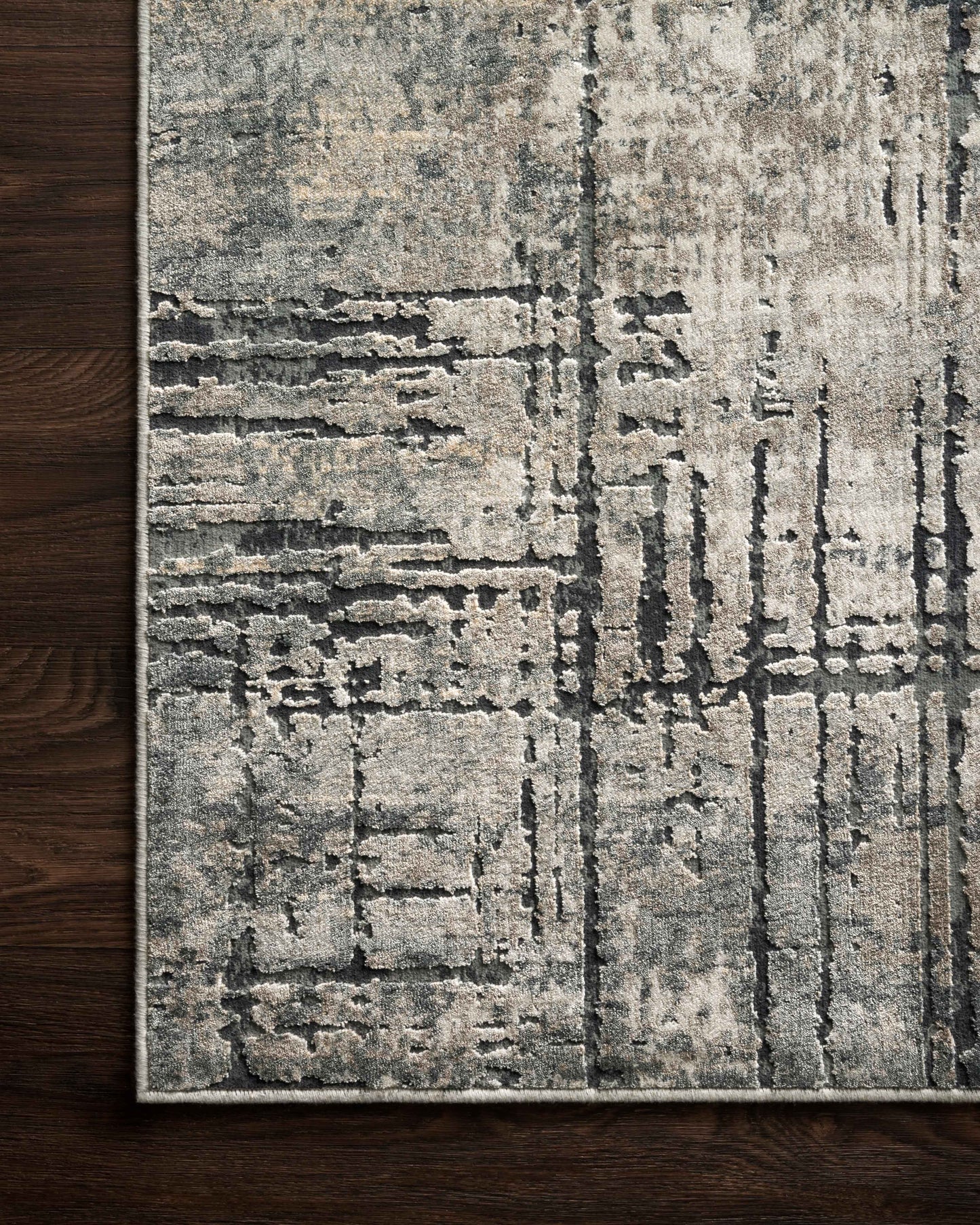 Loloi Cascade  Marine Grey Contemporary
