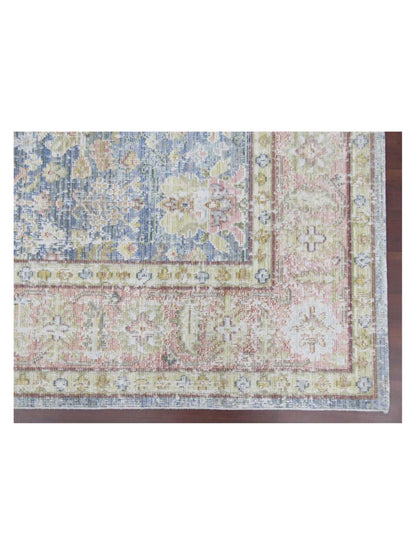 Limited Odeya OR - 804 NAVY PINK Traditional Machinemade Rug - Rugs - Limited - Atlanta Designer Rugs