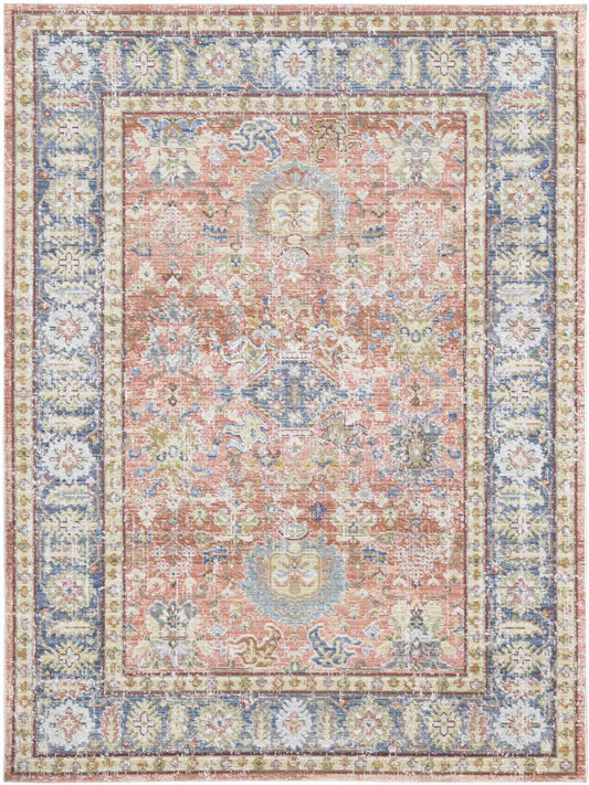 Limited Odeya OR - 805 LIVING CORAL Traditional Machinemade Rug - Rugs - Limited - Atlanta Designer Rugs